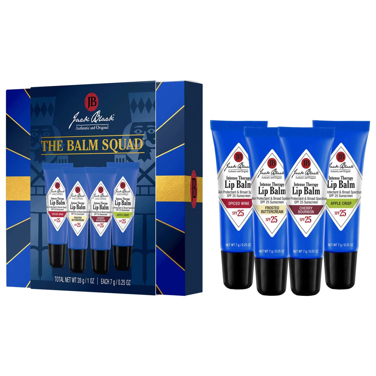 The Balm Squad - Lip Balm Gift Set - Limited Edition Holiday Flavors