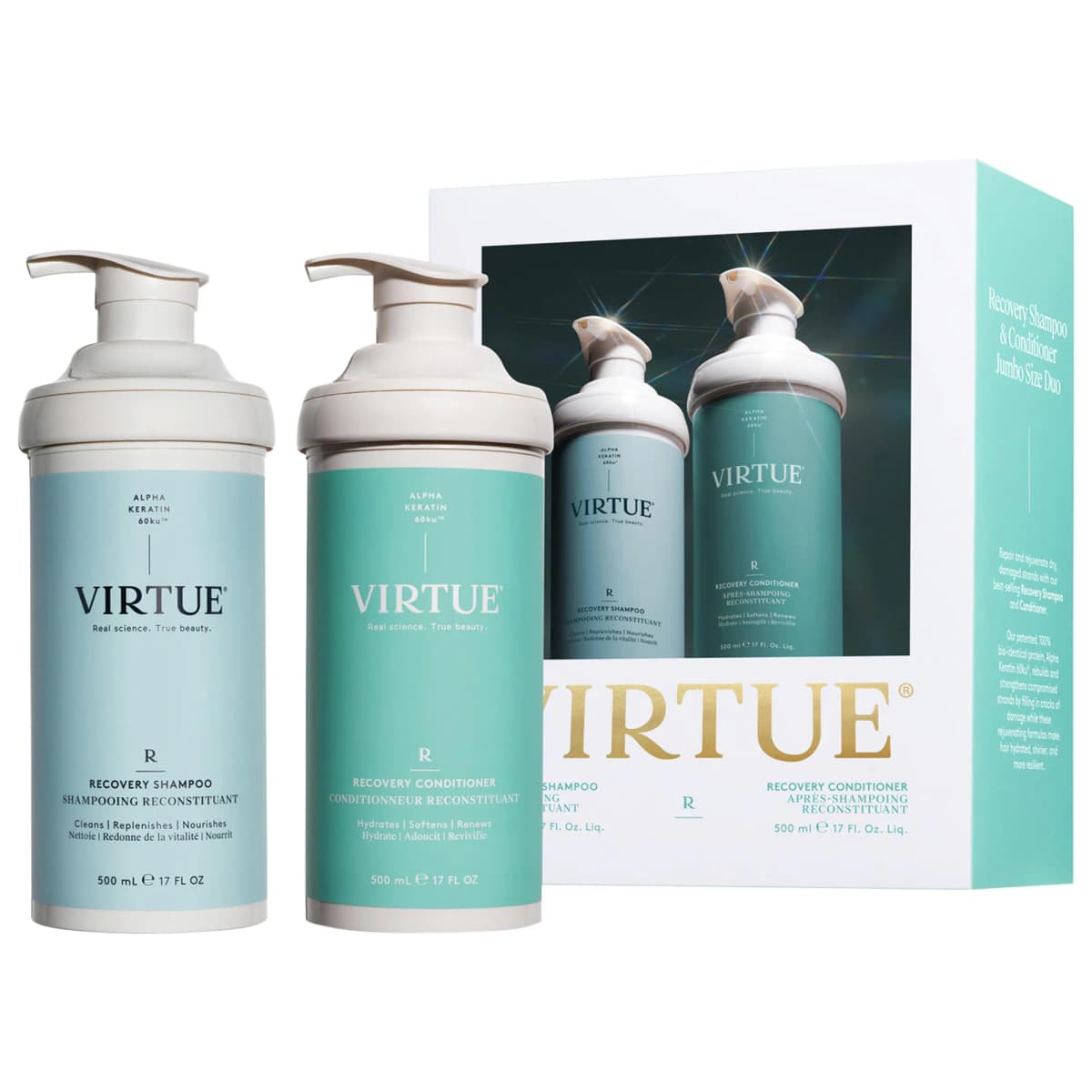 Hydrating Recovery Shampoo + Conditioner Gift Set for Dry & Damaged Hair