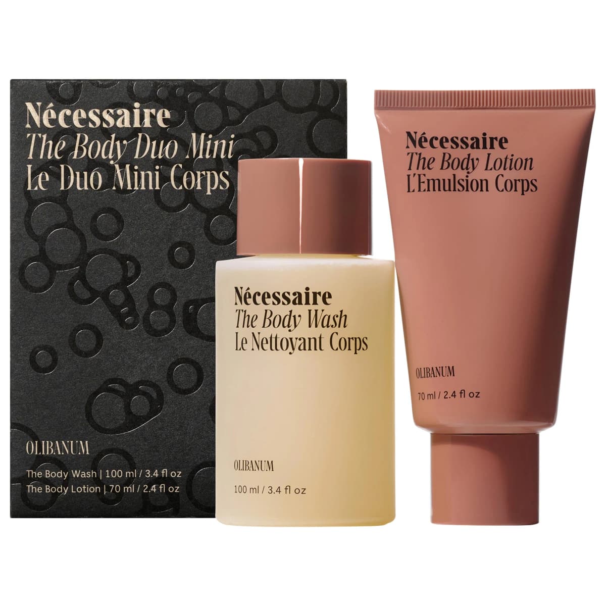 The Body Duo Mini Olibanum - Trial + Travel Body wash + Body Lotion Gift set