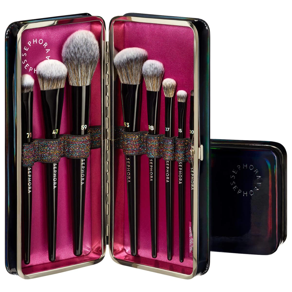 8 Piece PRO Face & Eye Brush Set