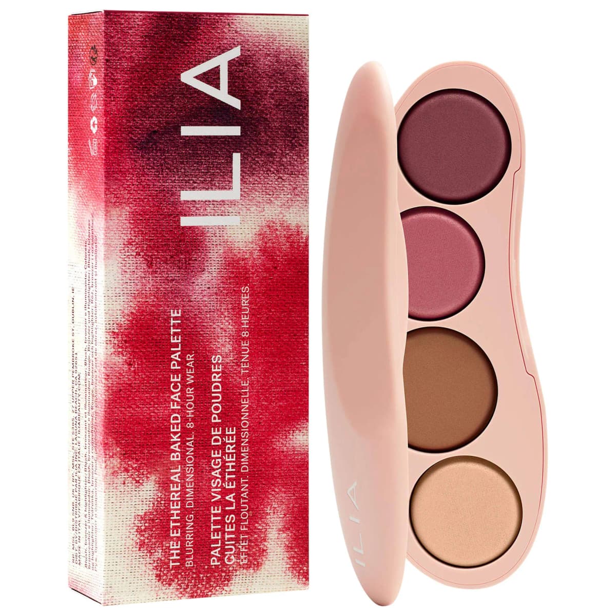 The Ethereal Baked Face Palette - Bronzer, Highlighter & Blush With 8-Hour Wear
