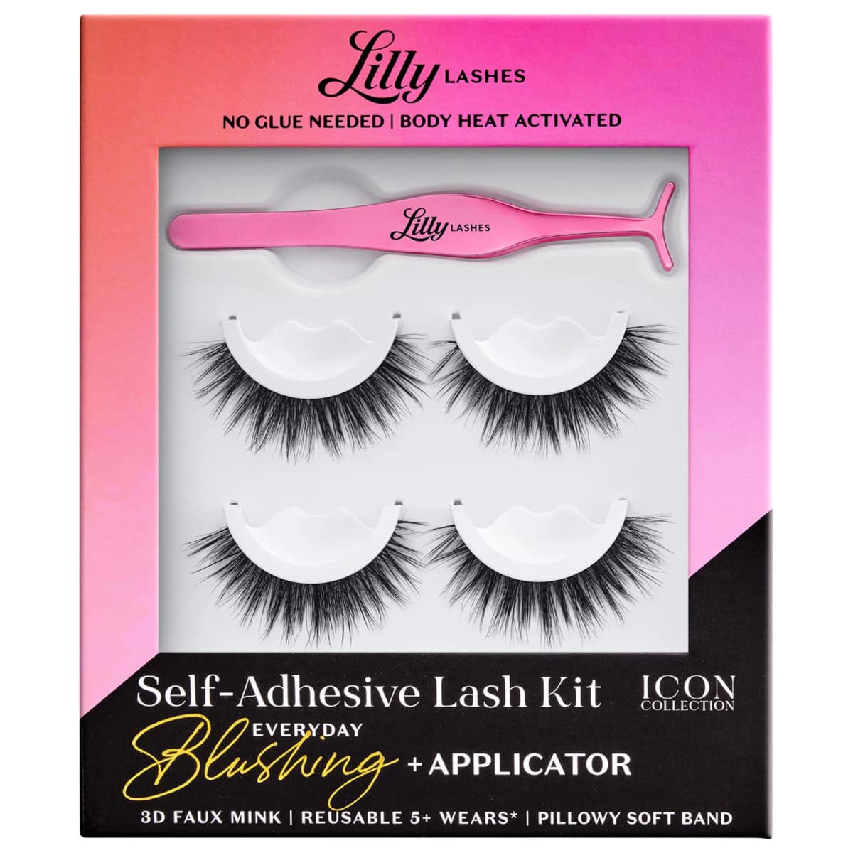 Self-Adhesive Band 3D Faux Mink Lashes Kit