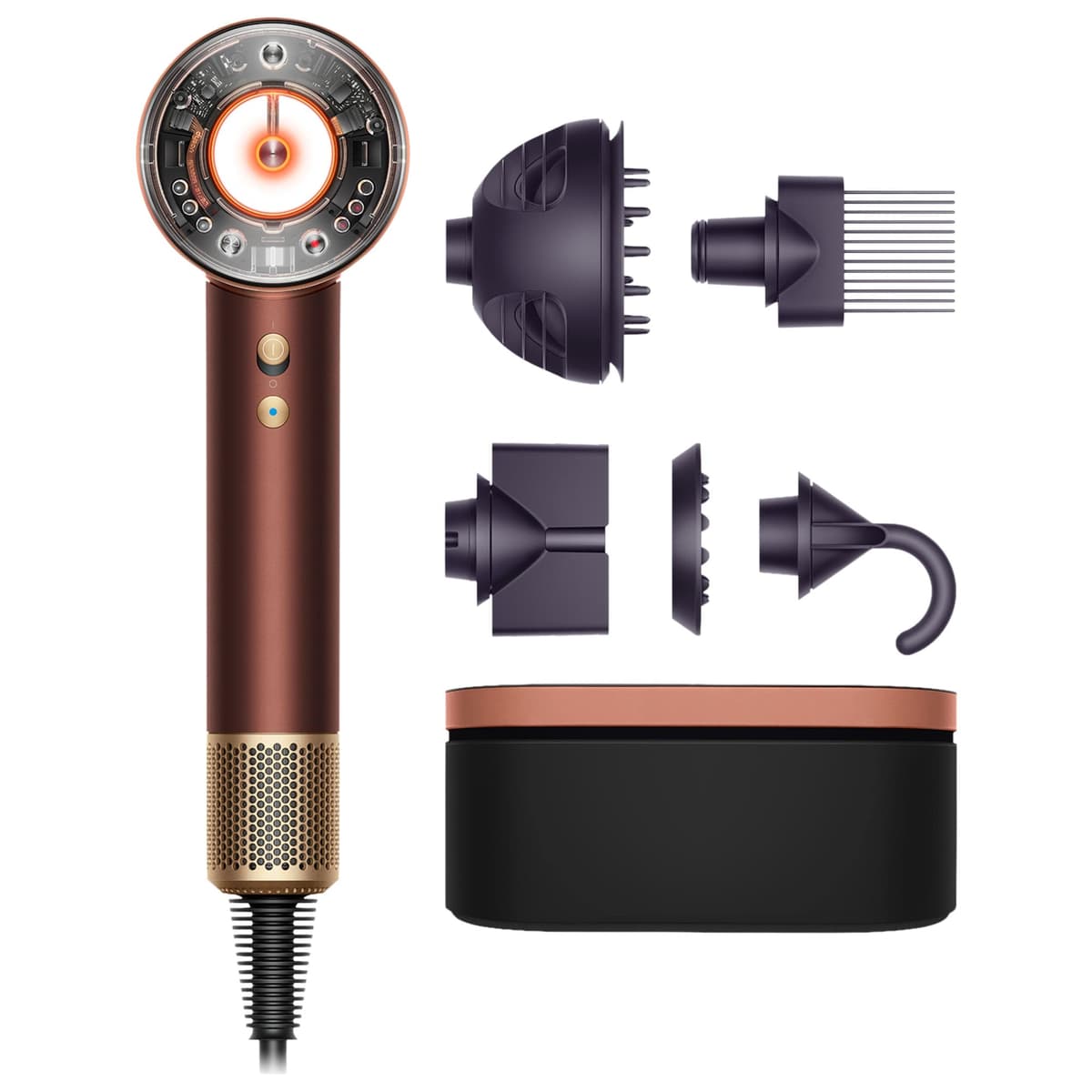 Limited Edition Supersonic Nural™ Hair Dryer in Plum and Copper